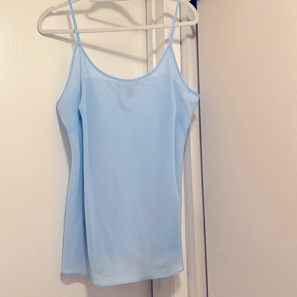 Lauren Ralph Lauren Light Blue Silk Camisole